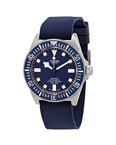Men's Pelagos Fabric Navy Blue Dial Watch