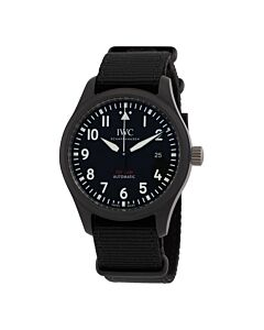 Men's Pilot's Nylon Black Dial Watch