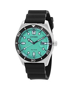 Men's Polyurethane Turquoise Dial Watch