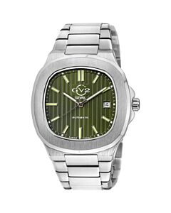 Men's Potente Stainless Steel Green Dial Watch
