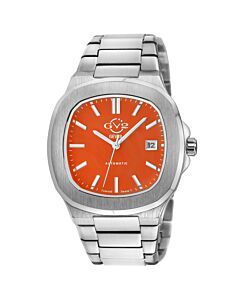 Men's Potente Stainless Steel Orange Dial Watch