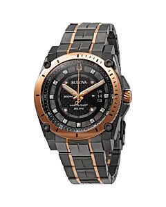 Mens-Precisionist-Stainless-Steel-Black-Dial