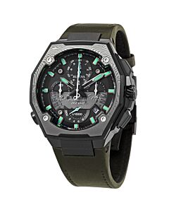 Men's Precisionist X Special Edition Chronograph Leather Black (Cut-Out) Dial Watch