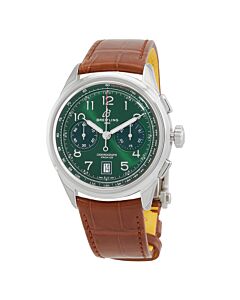 Men's Premier B01 Chronograph Alligator Green Dial Watch
