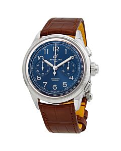 Men's Premier B15 Duograph Chronograph Alligator Blue Dial Watch