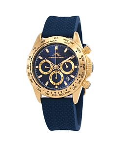 Men's Preston Sport Silicone Blue Dial Watch