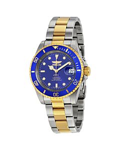 Men's Pro Diver Automatic Two-Tone Stainless Steel Blue Dial