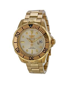 Men's Pro Diver Grand Diver Auto 18K Gold Plated SS Champagne Dial