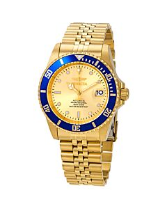 Men's Pro Diver Stainless Steel Gold-tone Dial