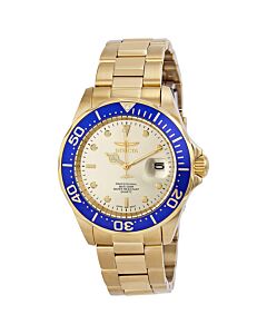 Men's Pro Diver Stainless Steel Light Champagne Dial Watch