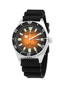 Men's Promaster Diver Rubber Smoky Orange Dial Watch