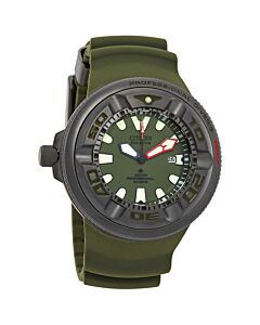 Men's Promaster Marine Rubber Green Dial Watch