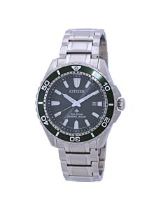 Men's Promaster Marine Stainless Steel Green Dial Watch