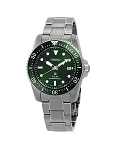 Men's Prospex Solar Stainless Steel Green Dial Watch