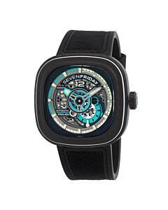 Men's PS Series Calfskin Black Dial Watch
