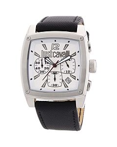Men's Pulp Leather White Dial