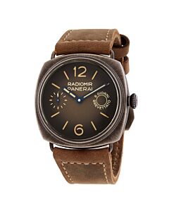 Men's Radiomir Leather Brown Dial Watch