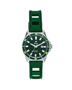 Men's Reef Rubber Green Dial Watch