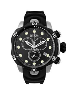 Men's Reserve Chronograph Rubber Black Dial Watch