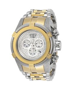 Men's Reserve Chronograph Stainless Steel Silver Dial Watch