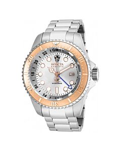 Men's Hydromax Stainless Steel Silver-tone Dial Watch