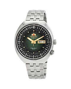 Men's Revival Stainless Steel Green Dial Watch