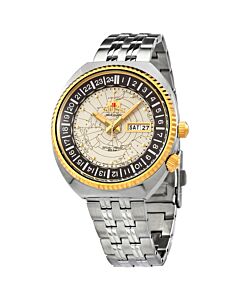 Men's Revival Stainless Steel White Dial Watch