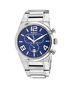 Men's Rizzo Chronograph Stainless Steel Blue Dial Watch