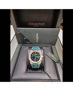Men's Royal Oak "50th Anniversary" Platinum Green Dial Watch