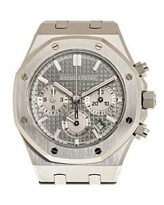 Men's Royal Oak Chronograph Stainless Steel Grey Dial Watch