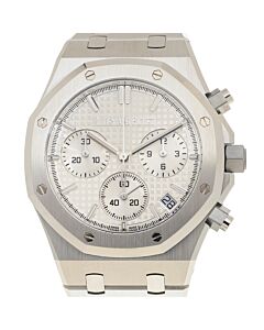 Men's Royal Oak Chronograph Stainless Steel Silver-tone Dial Watch