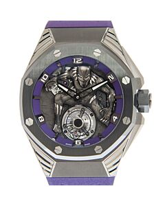 Men's Royal Oak Concept Rubber Silver-tone Dial Watch
