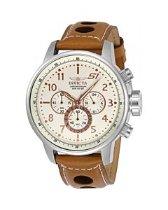 Men's S1 Rally Chronograph Leather Ivory Dial
