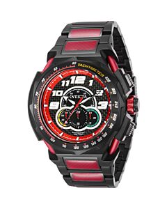 Men's S1 Rally Chronograph Stainless Steel Black Dial Watch