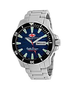 Men's Scuba Dragon Diver Limited Edition 1000 Meters Stainless Steel Blue Dial Watch
