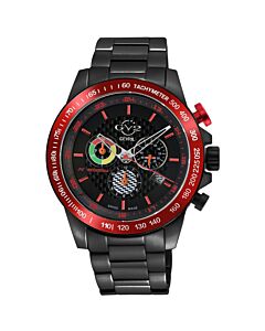 Men's Scuderia Chronograph Stainless Steel Black Dial Watch