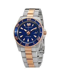 Mens-Sea-Automatic---Manta-Collection-Stainless-Steel-Blue-Dial-Watch