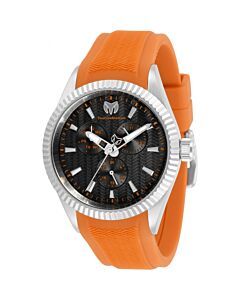 Men's Sea Silicone Charcoal Dial Watch