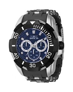 Men's Sea Spider Polyurethane and Stainless Steel Blue Dial Watch