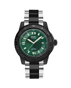 Men's Seacloud Stainless Steel Green Dial Watch