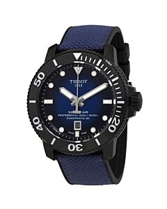 Men's Seastar 2000 Rubber Graded Blue Dial Watch
