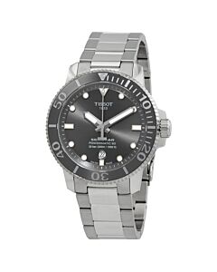 Men's Seastar Stainless Steel Grey Dial Watch