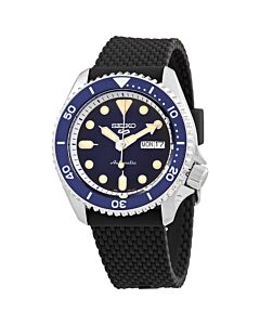 Men's 5 Sports Silicone Blue Dial Watch