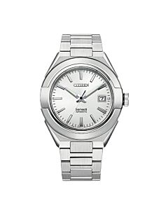 Men's Series 8 Stainless Steel Silver Dial Watch
