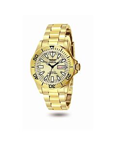 Men's Signature Automatic 18K Gold Plated Steel Champagne Dial