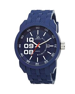 Men's Silicone Blue Dial Watch