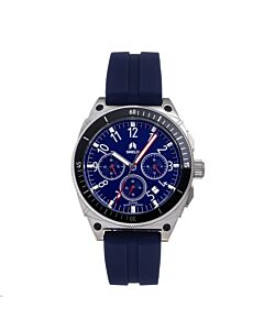 Men's Sonar Chronograph Rubber Blue Dial Watch
