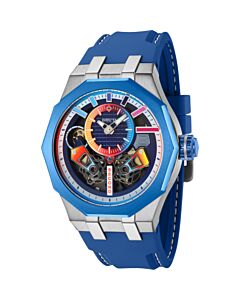 Men's Specialty Silicone Blue Dial Watch