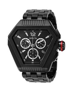 Men's Speedway Chronograph Stainless Steel Black Dial Watch