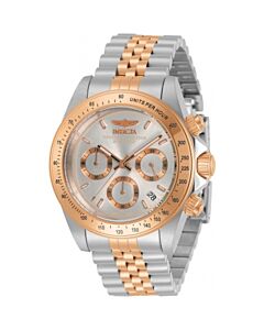Men's Speedway Chronograph Stainless Steel Copper Dial Watch